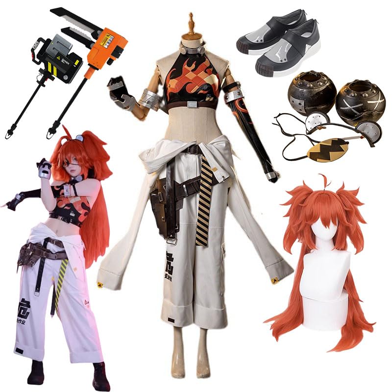 【ブーページ】ゼンゼロ クレタ コスプレ 衣装 靴 ウィッグ フルセット Amazon.co.jp: ゼンレスゾーンゼロクレタ・ベロボーグコスプレ