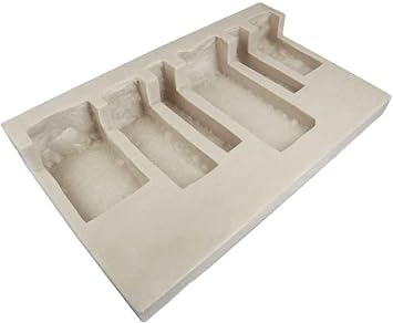 Rubber Molds for Concrete, EZ Stack 1-Step Corner Mold, Version 1