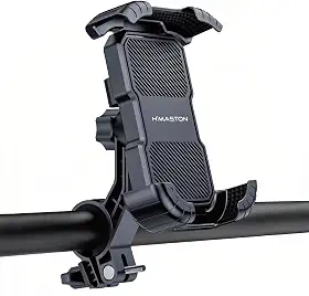 Suporte Universal para Celular Moto em Espelho Retrovisor de Motocicleta Rotação 360 Graus Design Antiderrapante Bloqueio com Uma Tecla