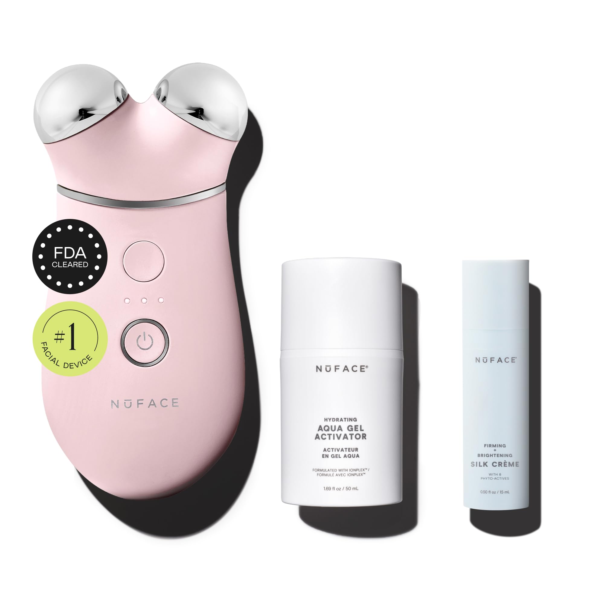 NuFACE Trinity/Mini 美顔器 Amazon.com: NUFACE Trinity+ Microcurrent Facial Device Kit, FDA