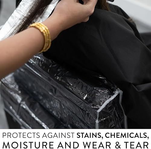 Miniatura 4 de Betty Dain Paquete de 3 fundas para sillas de salón, protege la tapicería de las sillas de spasalón de manchas, productos químicos, humedad y