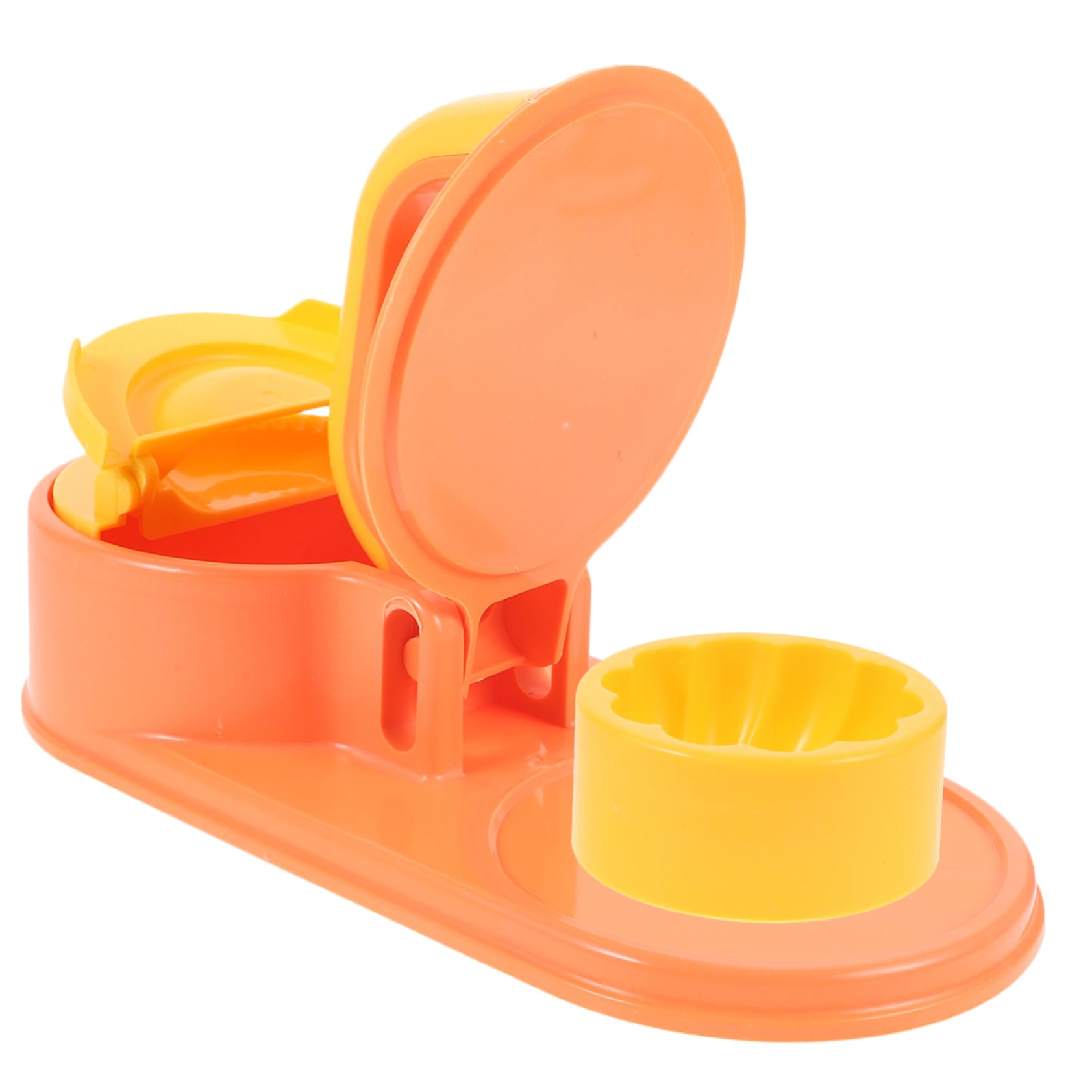 Unomor Dumpling Maker Machine 2-in-1 Manual Dough Presser Steamed Stuffed Bun Mold for Families