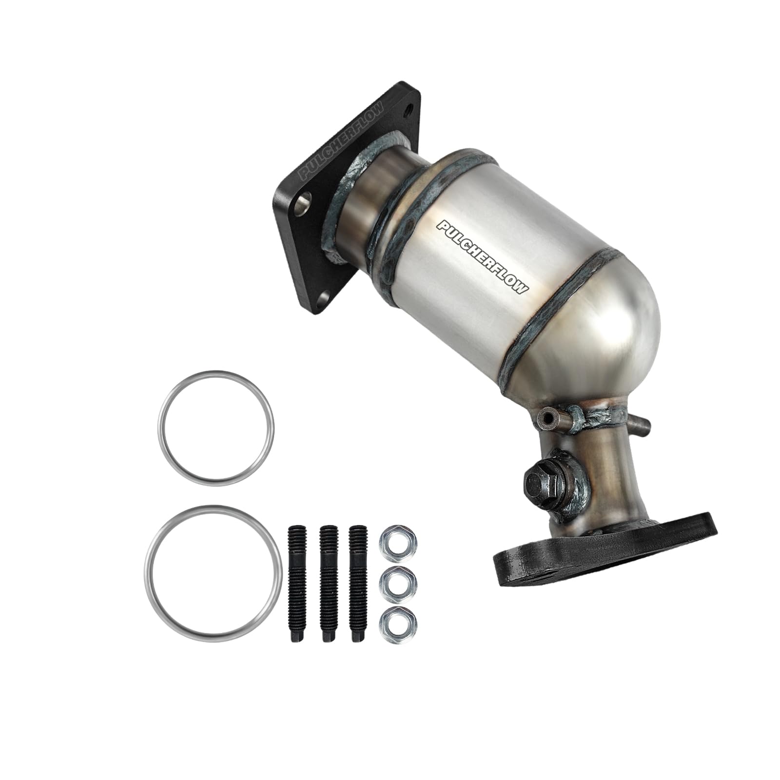 pulcherflowFront Right Converter Compatible with 2009 2010 2011 2012 2013 2014 Nissan Maxima 3.5L V6 Catalytic Convertor High Performance (EPA Compliant)