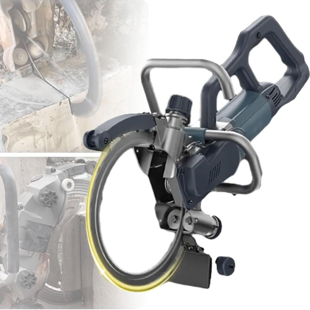 Máquina Cortadora De Paredes De Hormigón Portátil De 8800 W/9500 W, Sierra De Anillo Eléctrica para Ranurar Paredes, Profundidad De Corte De 27 Cm/10 Pulgadas.,8800W