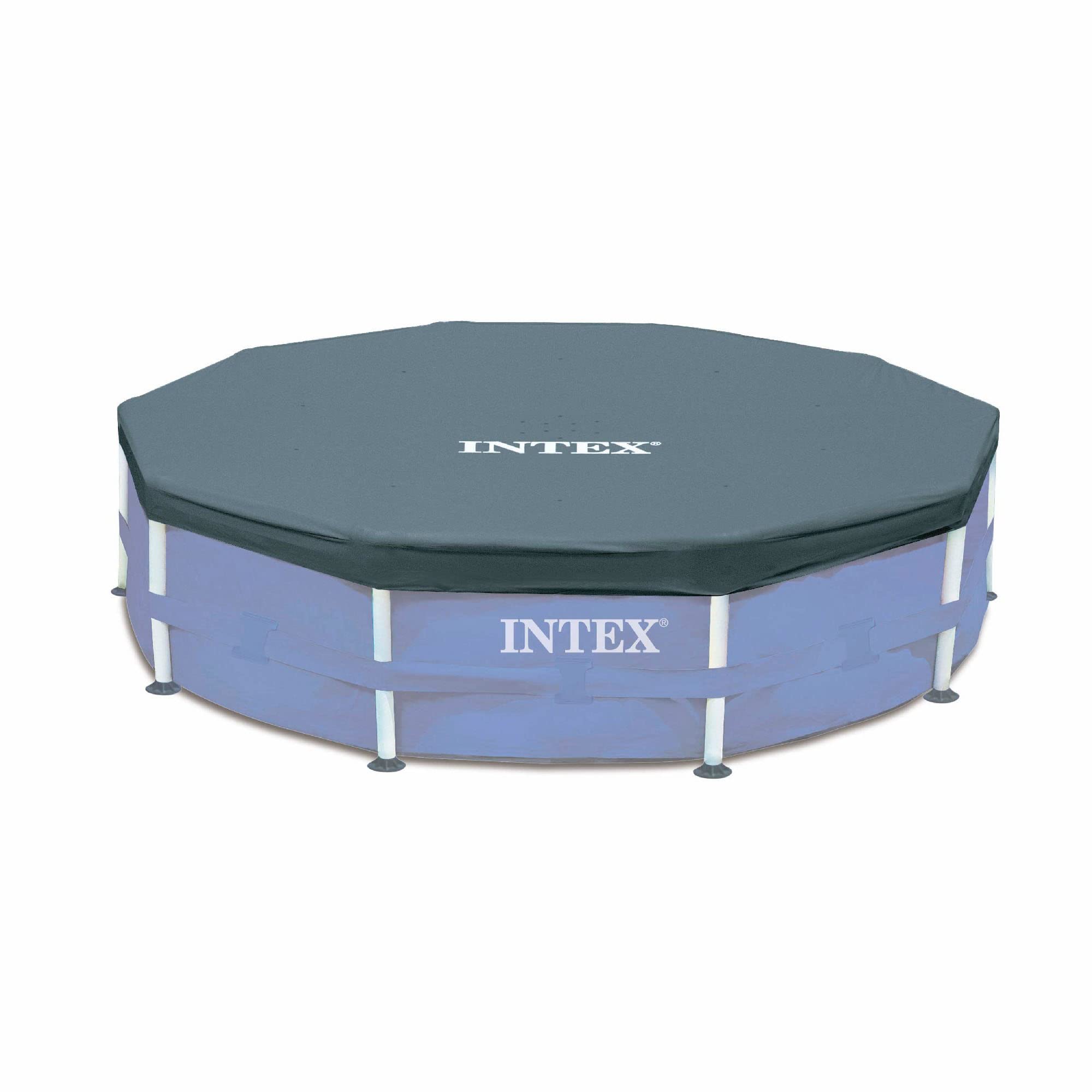 Intex 28030 Protective Cover For Tubular Pools 10FT with Diameter 3.05M. Pool Cover is 3.10M