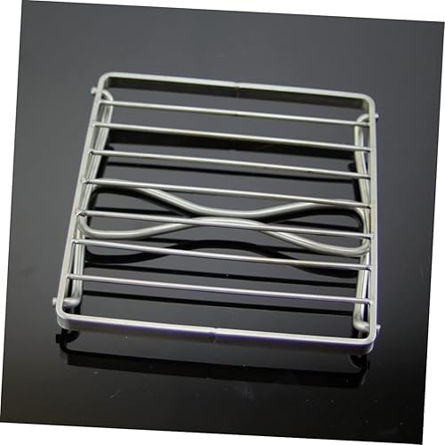 Miniatura 6 de Kisangel Parrilla de camping portátil, herramientas para parrilla al aire libre, parrilla de carbón portátil sobre campo de fuego, parrilla plegable