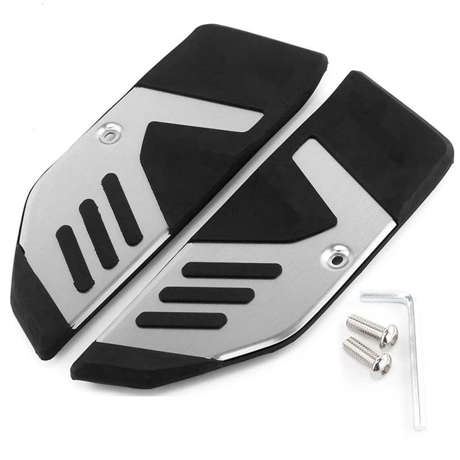 Motorrad Fußrasten Schwarz Für Yamaha TMAX 560 Ab 2022 - 1 Paar Fußstützen