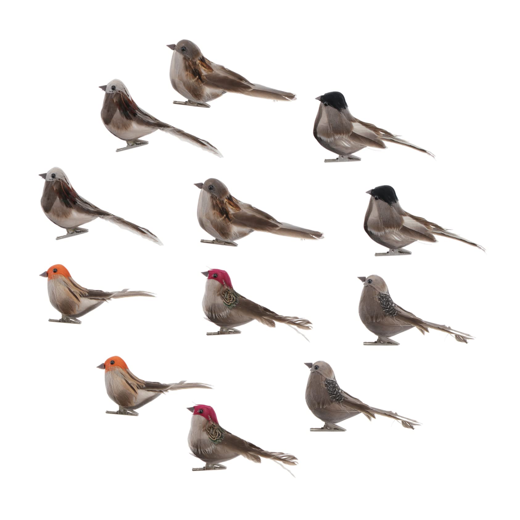 Accessoire de décorateur avec oiseaux artificiels Cabilock pour parterres chic