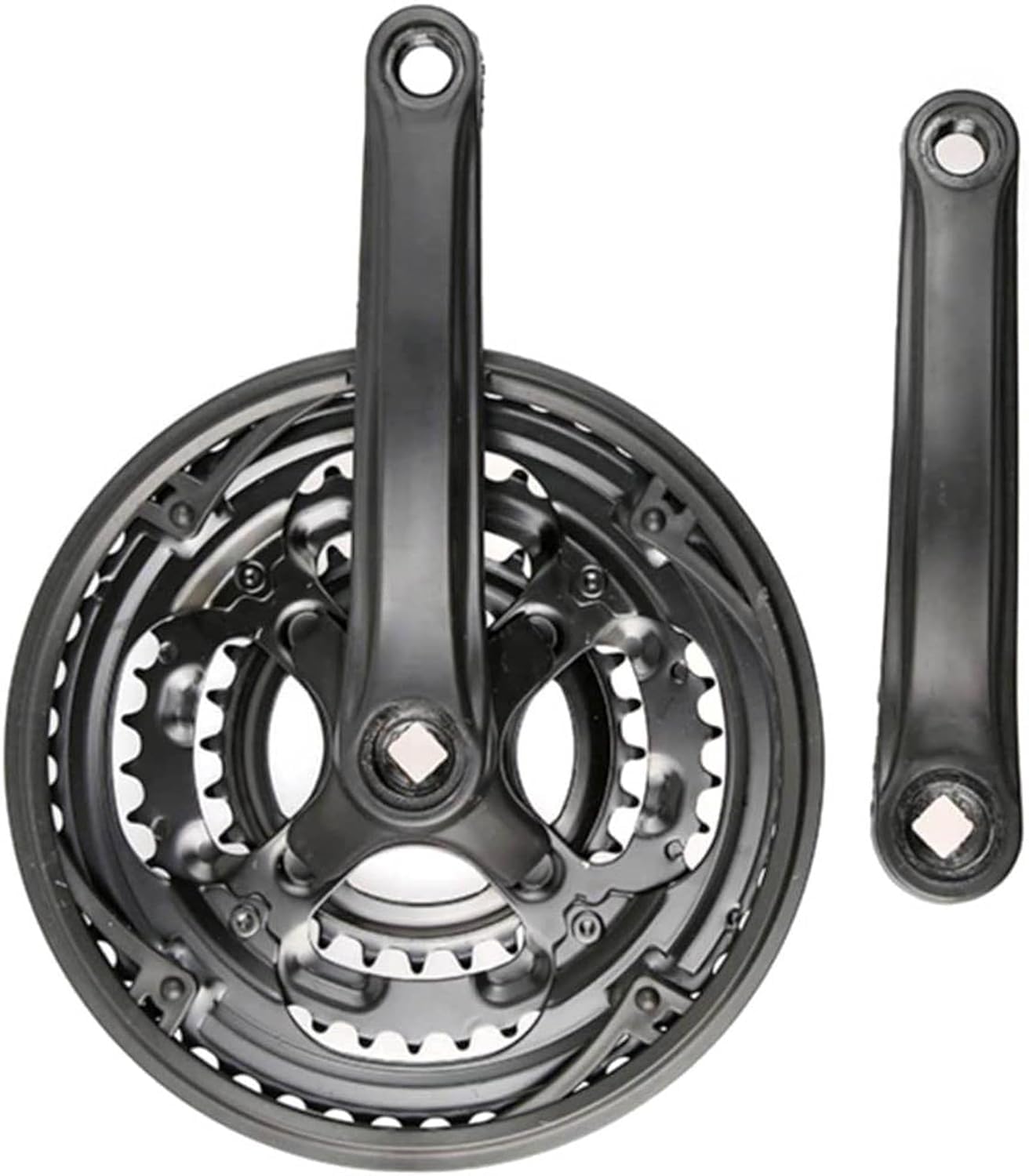 BONKERZ Bicycle Crankset Triple Chainwheel | 3 Speed Front Gear Set with Crank Arms | Durable Cycle Chain Wheel for MTB, Road, Hybrid & City Bikes | Heavy Duty Front Sprocket Assembly-picture-11