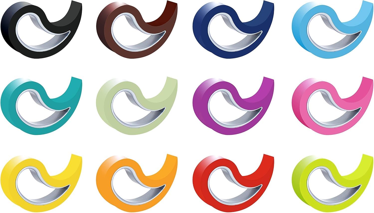 Stoppy, Stoppi, Fensterstopper, Türstopper, Türkeil, Türhaken, Fensterklammer, 12er Set (erhältlich in 4 Variationen) (Bunt)
