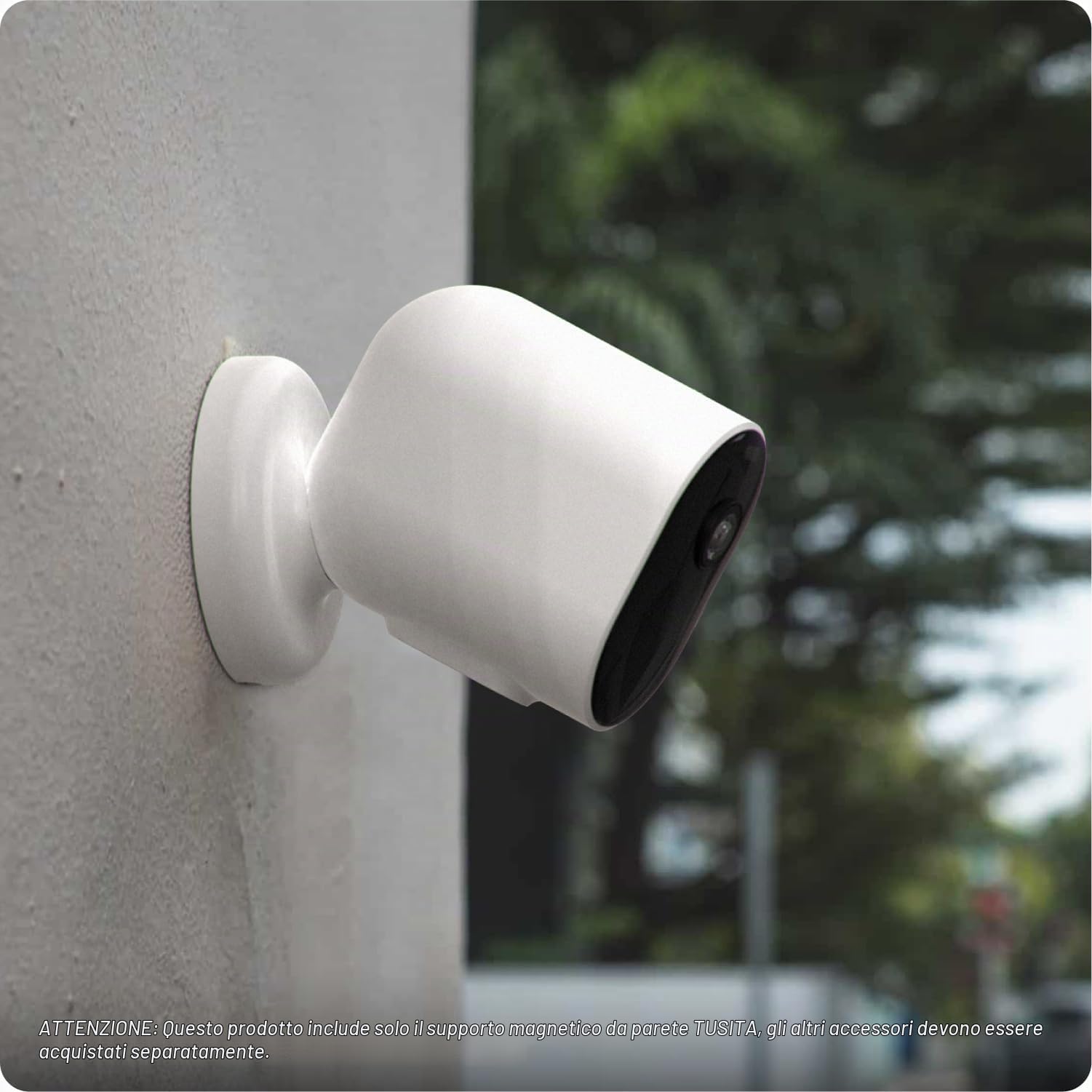 TUSITA Supporto Magnetici da Parete Compatibile con Arlo Pro 5S 2K, Pro 4, Pro 3, Ultra 2, e Ultra Cameras, 2 Pezzi