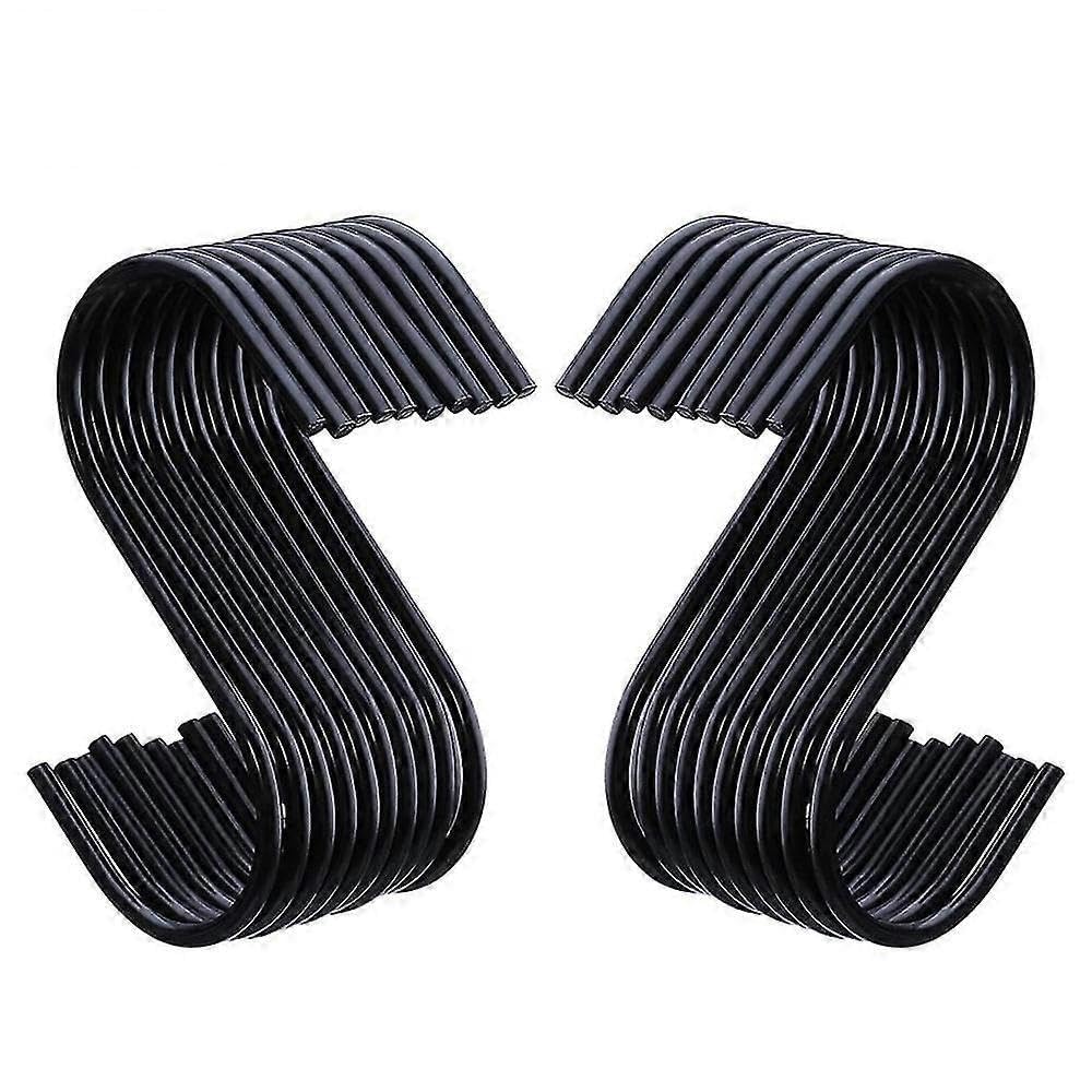 Joyhappst Image Color 20 Pack Black S Hooks S Hanging Hooks S Shaped Hooks S Hanger Hooks