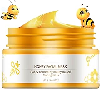 mel, Facial Pore Cleanser Peel-off Contém Extrato Mel, Máscara facial reafirmante para hidratar, hidratar, nutrir a pele seca e baça Buniq