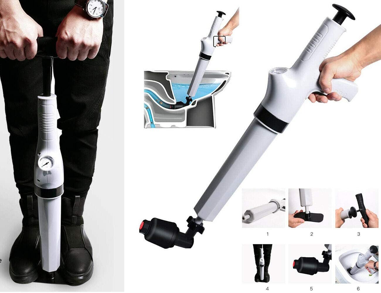 pistone per lavandino e WC