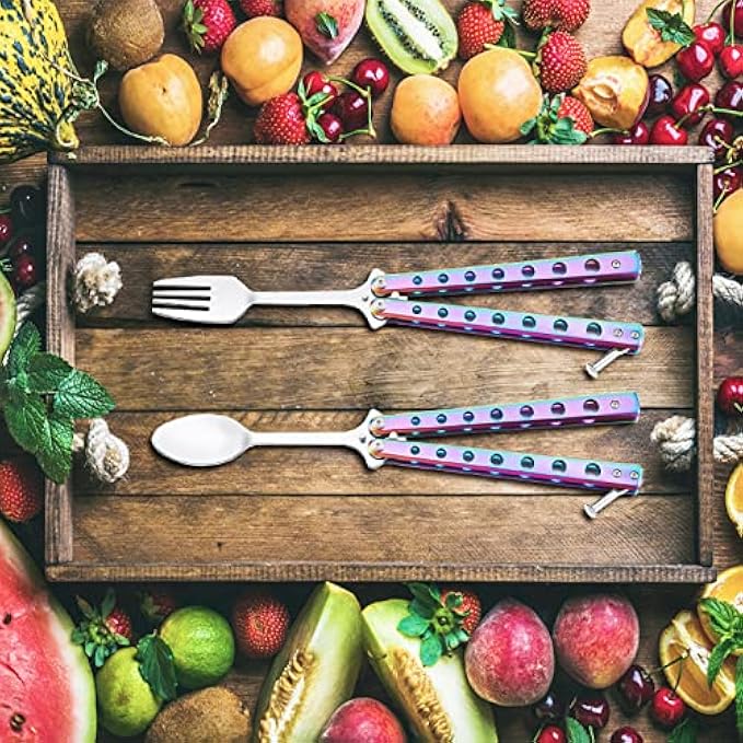 Butterfly Fork and Spoon Set, Tactical Butterfly Spoon Fork Set
