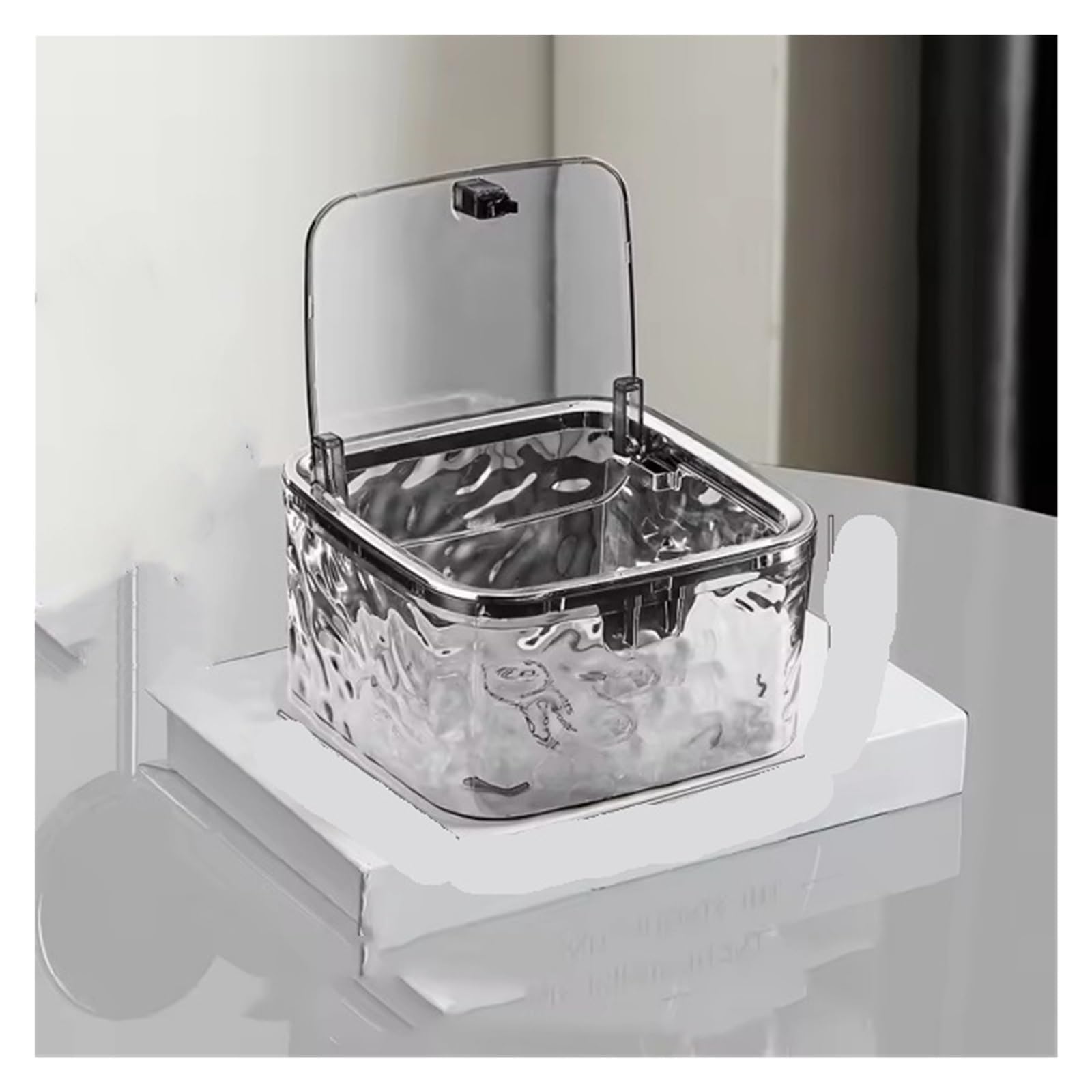 YDYAENIO laundry pods storage container Laundry Powder Container Pods Organizer Swab Organization with Lid Desktop Storage Box(Grey)