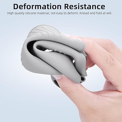 Miniatura 4 de Air 3 Funda protectora de silicona para DJI Mini 4 Pro Air 3 RC 2 Accesorios de control remoto (gris)