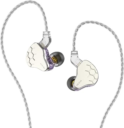 KBEAR Lark in Ear Monitor 1BA 1DD Auricolari HiFi a Doppio Driver con  Guscio In Metallo