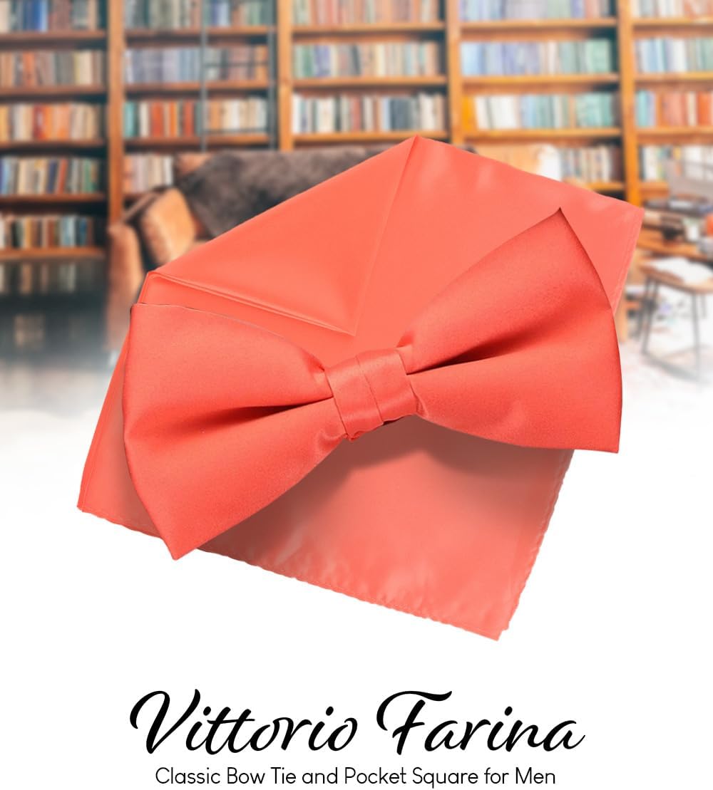 Classic Bow Tie & Pocket Square Set