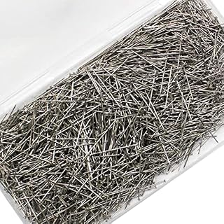 BLMHTWO 2000 Pieces Flat Sewing Pins Sewing Fine Satin Pins Stainless Steel Dressmaking Pins Straight for Beading DIY Craft Art Jewelry Finding Making Bracelet Decoration Accessories(1 Inch)