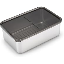Cheese Container Compatible with Velveeta, 47 oz Storage Box with Lid