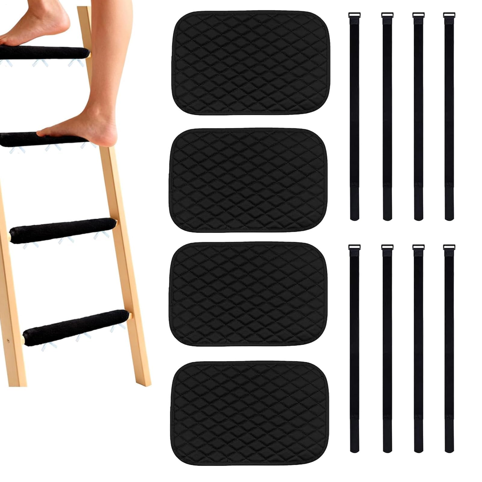 Proter para escaleras de li 4 piezas proter anslizante cómodo Soporte de pies a escalera cama dormitorio para adultos hogar wewnętrzny zewnętrzny kemping dormitorio