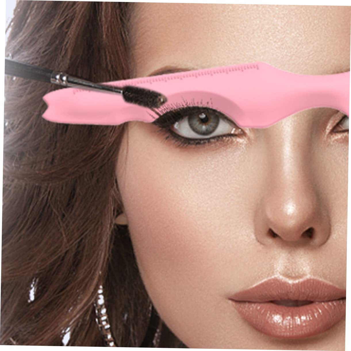 MAGICLULU 8 Stk Silikon-Schönheitslineal Make-up-Guide-Tool Make-up-Applikatoren Lidschatten Massage-Tools Eyeliner-Schablonen Eyeliner-Führungsschablonen bilden Maskara Carla