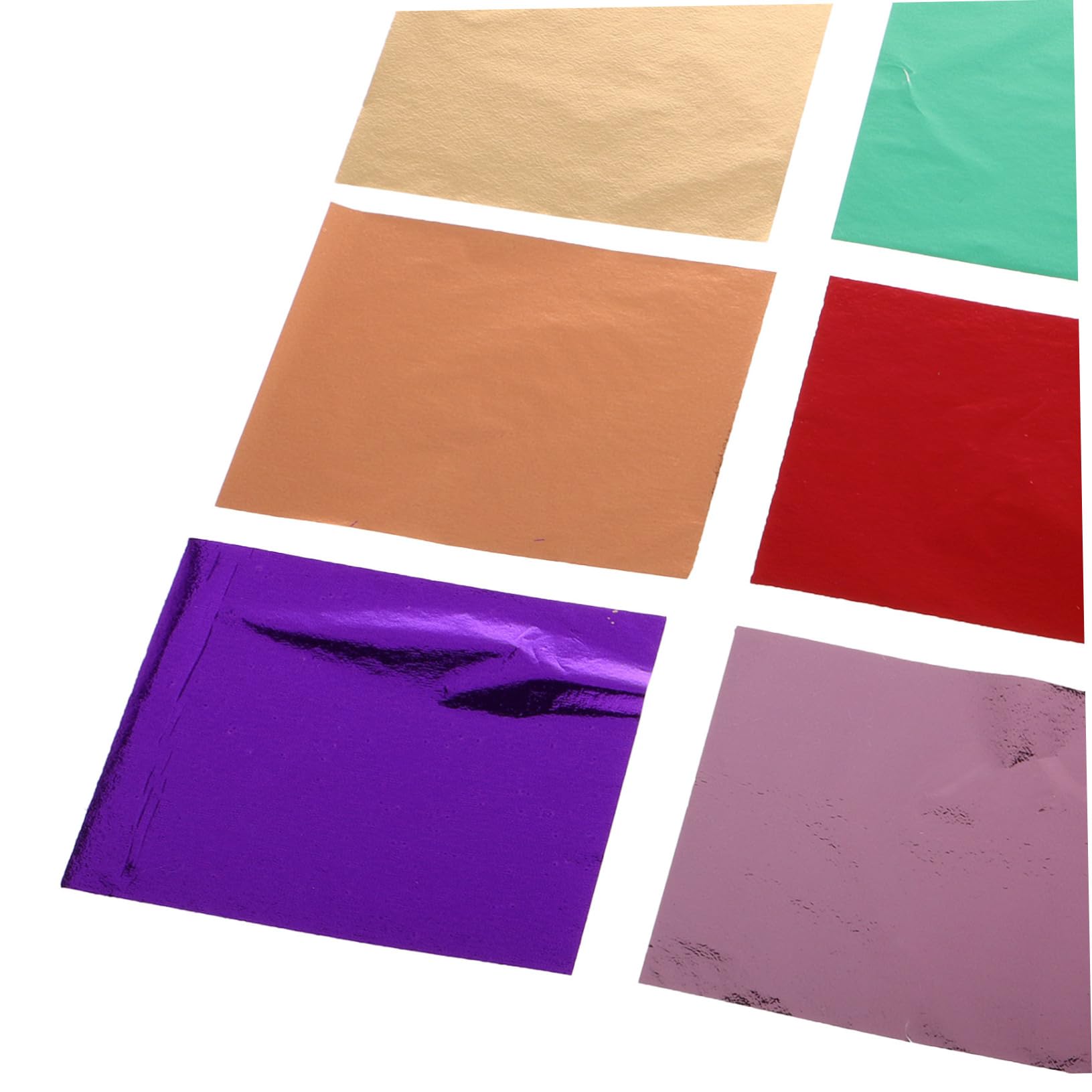 Folienbasteln 240 Stück Mehrfarbiges Imitationsgoldblattpapier