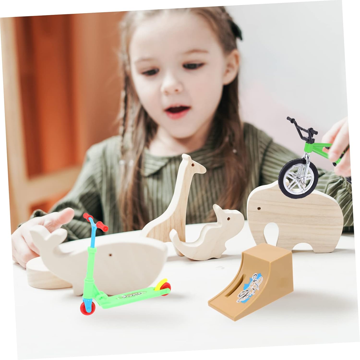 BESPORTBLE 4 Stück Finger Skateboard Räder - Mit Hochgeschwindigkeitslagern