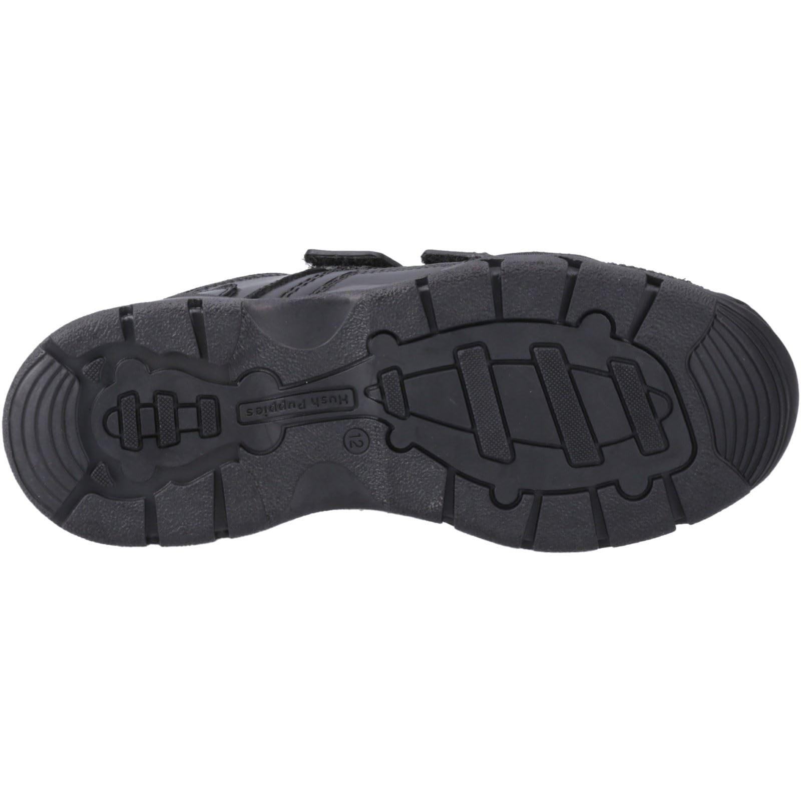Hush Puppies Mocassini Tristen in Pelle Nero Bambino