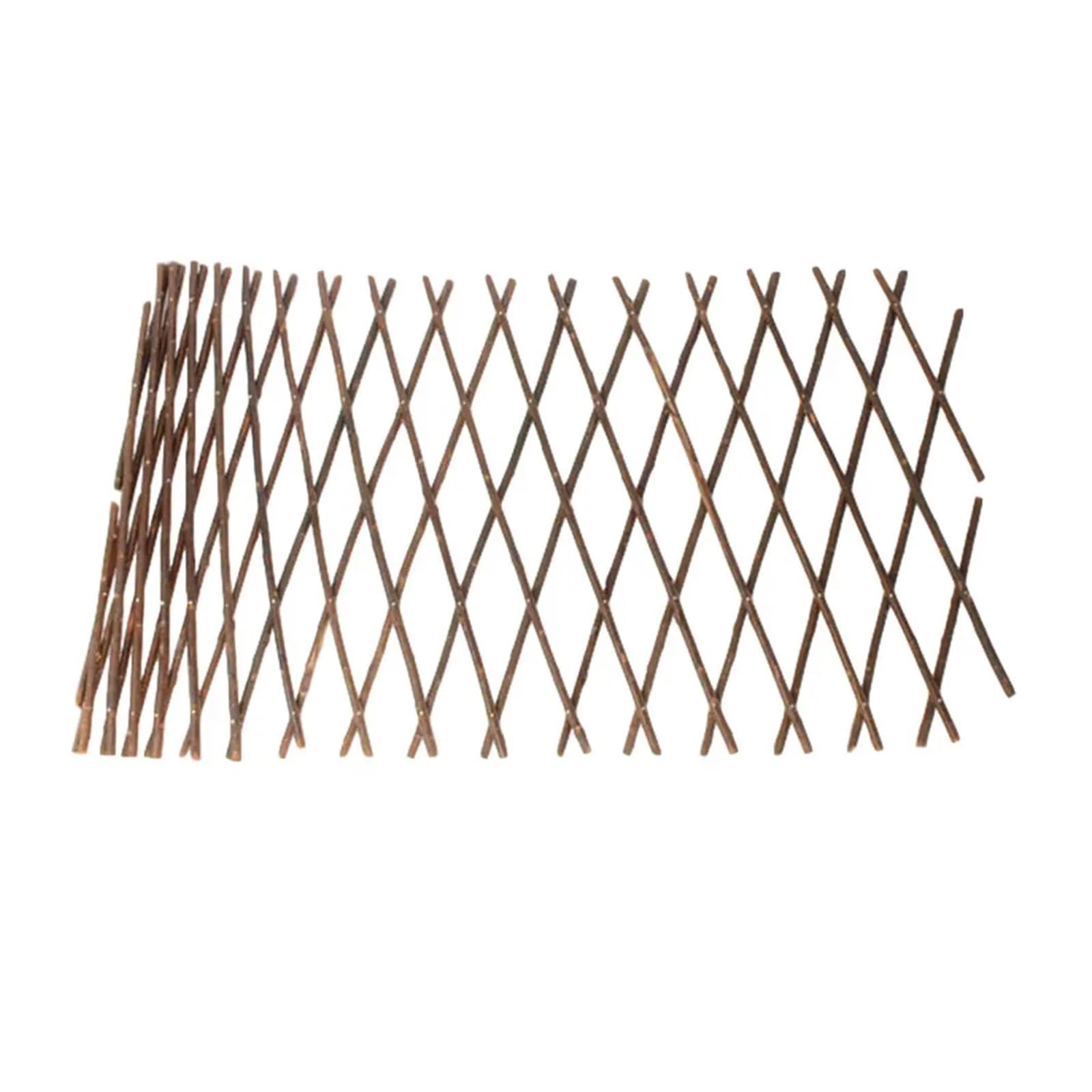 Luoaxinn One Color Expandable Trellis 1/2Pcs Wooden Extendable Fence Garden Trellises