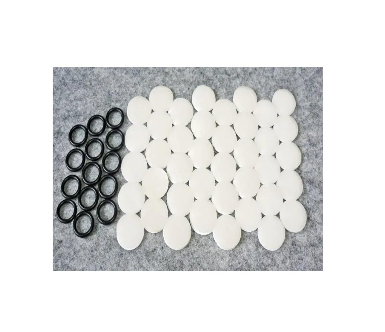 Nipple Covered Sealing Tape 40 Pieces and O Ring Set for OUTEX TUBELESS KIT