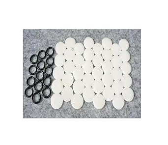 Nipple Covered Sealing Tape 40 Pieces and O Ring Set for OUTEX TUBELESS KIT