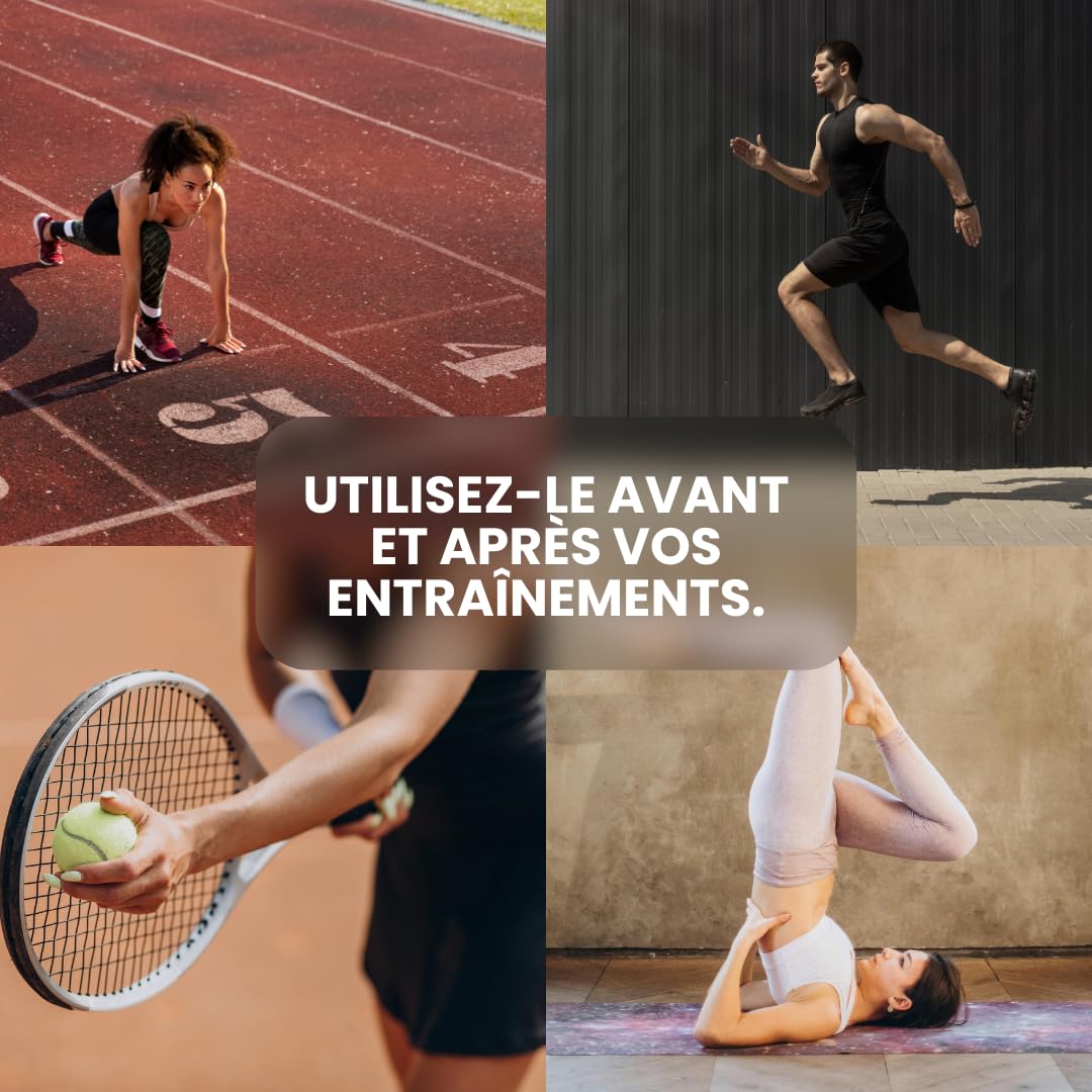 Vulpés RecoveryBrace PRO – Coussin Chauffant sans fil pour Poignet, Coude, Genou, Cheville, Pied | Chaleur infrarouge avancée | Rechargeable & Portable | Contrôle via application