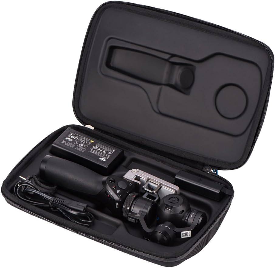 Shineda Shockproof Protective Case for DJI OSMO Handheld Gimbal, Storage for 2 Batteries, 1 Charge, 1 Cable