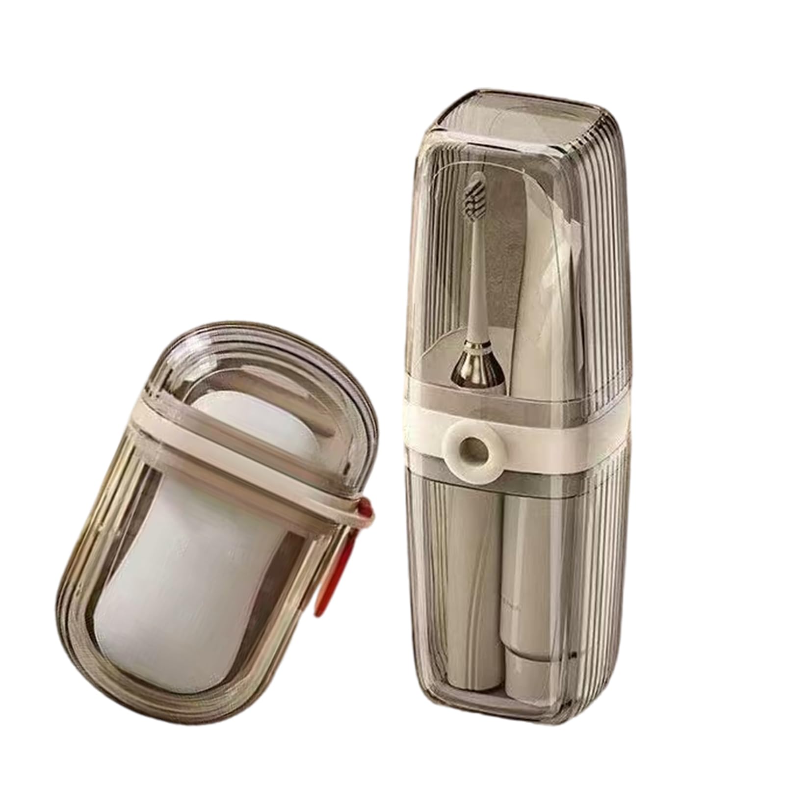 ZWWAAZHF Leakproof Travel Kits Toothbrush Holder and Soap Container 2PCS Bathroom Hygienes Essential for Outdoor Activity Shower Accessories