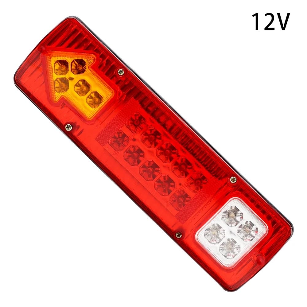 Amazon.co.jp: リア ライト 12V 24V テールライトトラックターンシグナルライトトレーラートラック LED テールストップ ブレーキランプカーアクセサリー 車のテールランプ(Color:12V) : 車＆バイク 車のテールライト 12V 24V トラックリアブレーキランプ LED トレーラーターンシグナルランニングライトテールライト停止警告イ