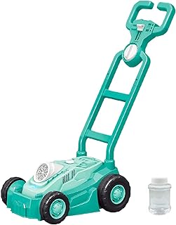 Bubble Lawn Mower, 17.52x10x7.6 Inch Plasticc Kids Lawn Mower with Bubbles, Harmless Kids Bubble Mower, Multiple Applications Bubble Lawn Machine for Montessori Kids Garden Park