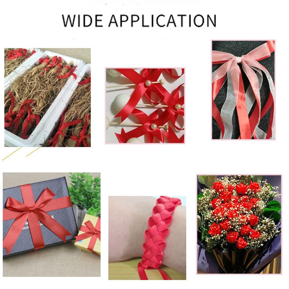 Cinta de raso roja de 300 mm de ancho, cinta de regalo, cinta de tela para manualidades, cinta de boda, cintas para el pelo, cintas de Navidad, cinta decorativa de satén impresa, para manualidades,