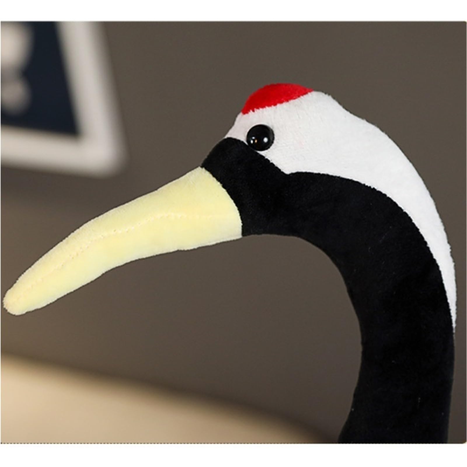 Gru Peluche, Carina Creativa Morbida Simulazione Animale Peluche Bambola Morbida for Decorare Divano(80cm/31.5in)