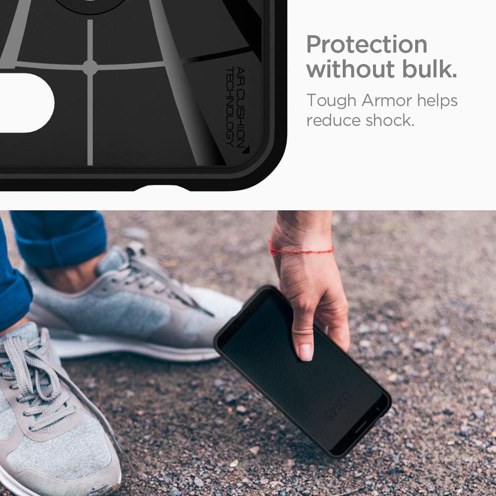 Spigen Tough Armor [Extreme Protection Tech] Designed for Google Pixel 3a Case (2019) - Black