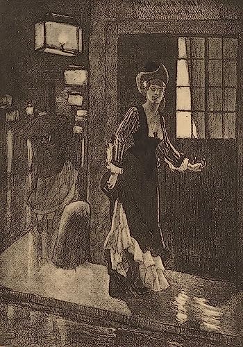 Poster Félicien Rops Le Rydeack tableau toile 50x70 cm décoration