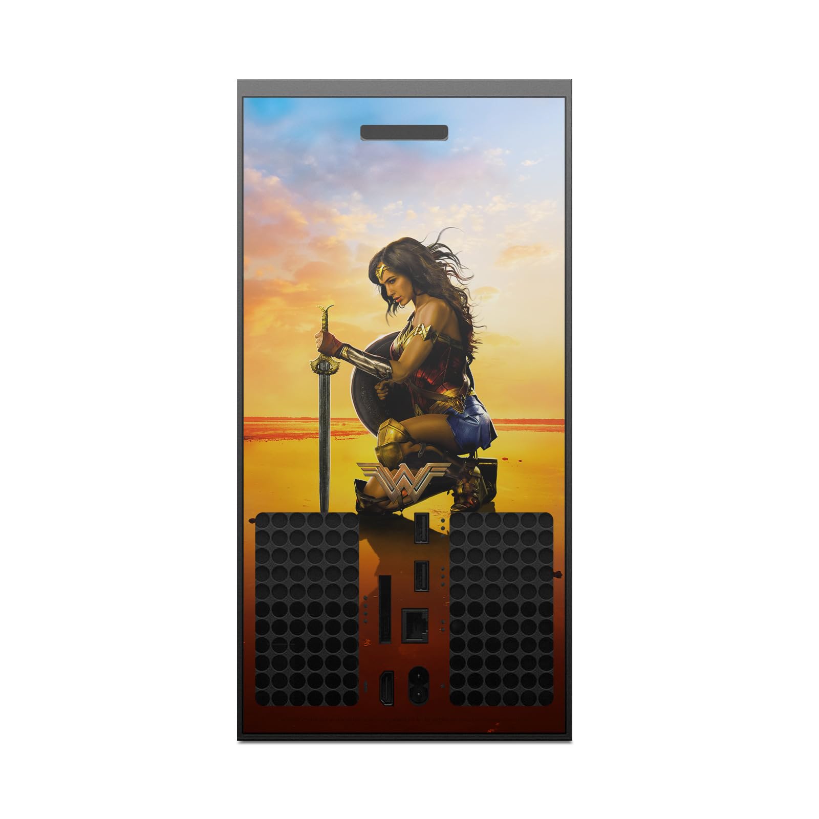 Head Case Designs sous Licence Officielle Wonder Woman Movie Épée Et Bouclier Posters Vinyle Autocollant De Jeu Peau Autocollant Couverture Compatible avec Xbox Series X Console