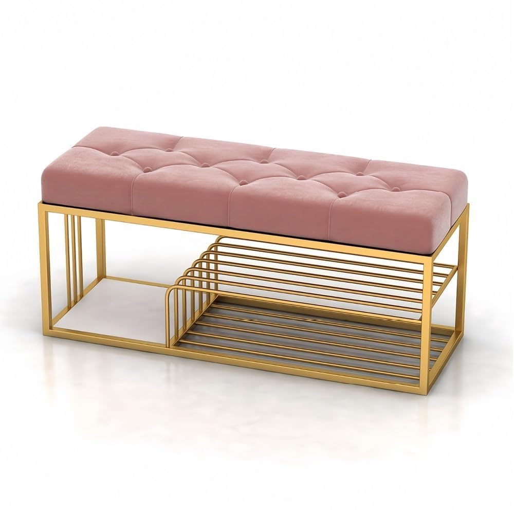 Meuble de couloir rose pour sublimer votre entrée et organiser vos chaussures avec élégance