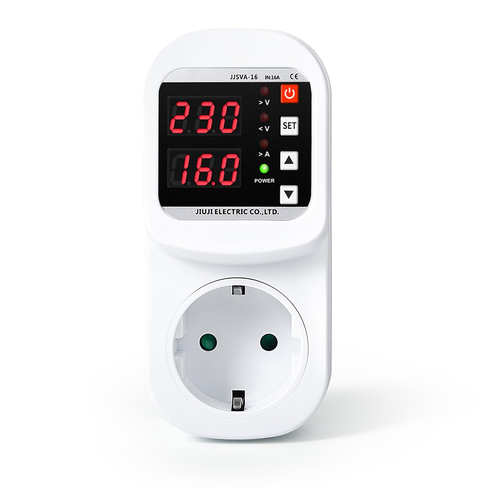 DEWIN Stabilizzatore di Tensione 220V 16A Protezione Sovratensione Sottotensione Sovracorrente
