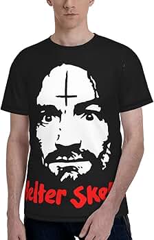 Amazon.com: Charles Manson Men's Casual Short Sleeve Crew
