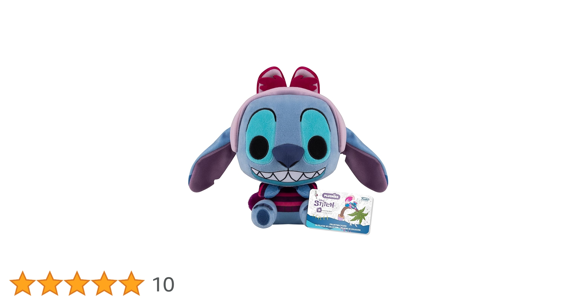 不思議の国のアリス ステッチ＆ボタン スーパージャンボぬいぐるみ