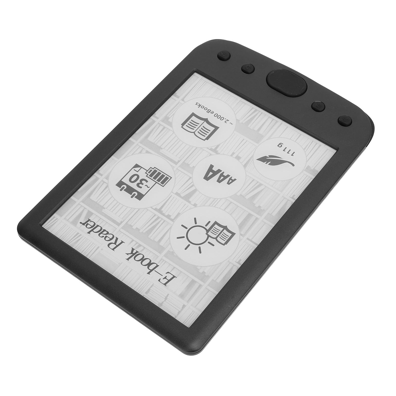 CHICIRIS Lector de Libros Electrónicos de 6 Pulgadas, Pantalla Táctil con 8 GB de Memoria, Batería de 2500 MAh para Lectura Portátil Ligera