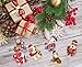 JUNKE 12 PCS Miniature Christmas Decorations Miniatures Mini Resin Desktop Christmas Ornaments Christmas Trees, Santa, Panda, Penguin, Reindeer, Dog, Bear, Xmas Gifts for Decorations (12 Pieces)