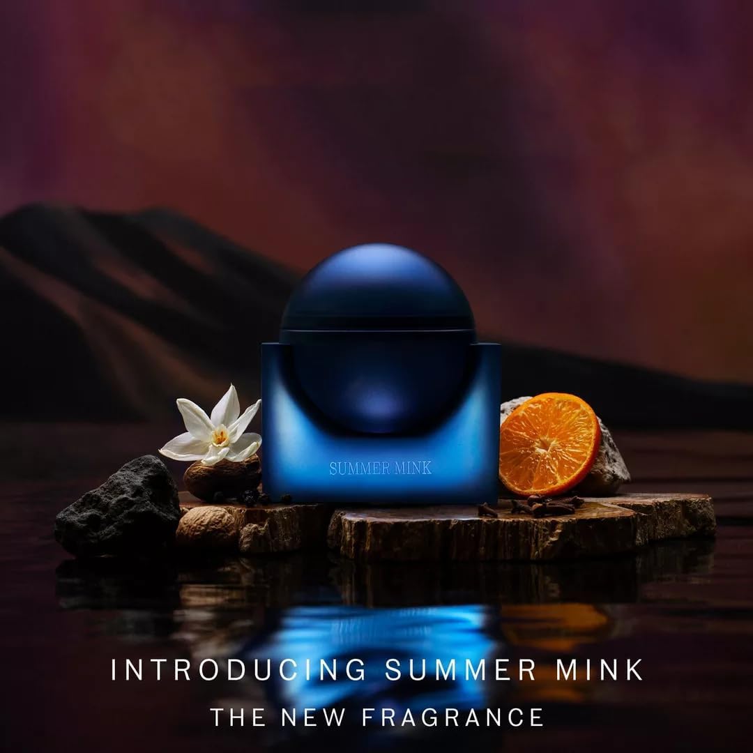 SUMMER MINK Cologne Drake 3.4 Oz, Amber Woody Scent with Italian Citrus, Patchouli, Rose & Musk – Fragrance for Unisex,Long-lasting perfume for both men and women - Image 2